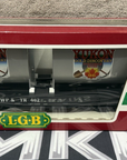 LGB 41860 G Scale WP&YR Yukon Gold Discovery Flatcar with Containers G Scale New
