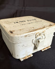 Vintage Norfolk and Western Railway First Aid Kit With Unopened Supplies 1900's