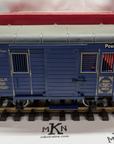 LGB 1985 Jahreswagen Postal Car Lighted Metal Wheels G Scale New/Box/Sleeve