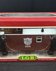 LGB 46655 SR&RL Sandy River Rangeley Lakes Caboose Metal Wheels Knuckles G Scale