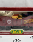 LGB 41220 Limited Edition Red Gondola Two Steiff Bears G Scale NIB