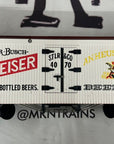 LGB 4070 Budweiser Reefer G Scale Refrigerator Cars VG/no box