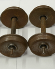 G Scale Nickel Plated REA Metal Wheels (4) weathered