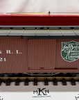 LGB 48670 Sandy River & Rangeley Lakes Boxcar metal wheels knuckles #121 G Scale