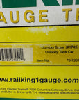 Railking 70-73010 One Gauge Single Dome Tank Car Domino Sugar #1744