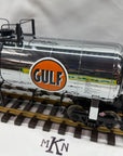 Railking 70-73018 One Gauge Single Dome Tank Car Gulf Oil #10762 G Scale