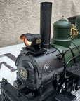 LGB 72120 G Scale Pennsylvanian RR Forney Set: Steam Loco & 2 Cars LN Complete