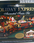 The HOLIDAY EXPRESS Animated Christmas Train Set #380 VINTAGE 1996 Santa