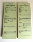 Vintage Norfolk Western Railway Empty Car Way Bill "RIVER COAL" Ephemera NOS