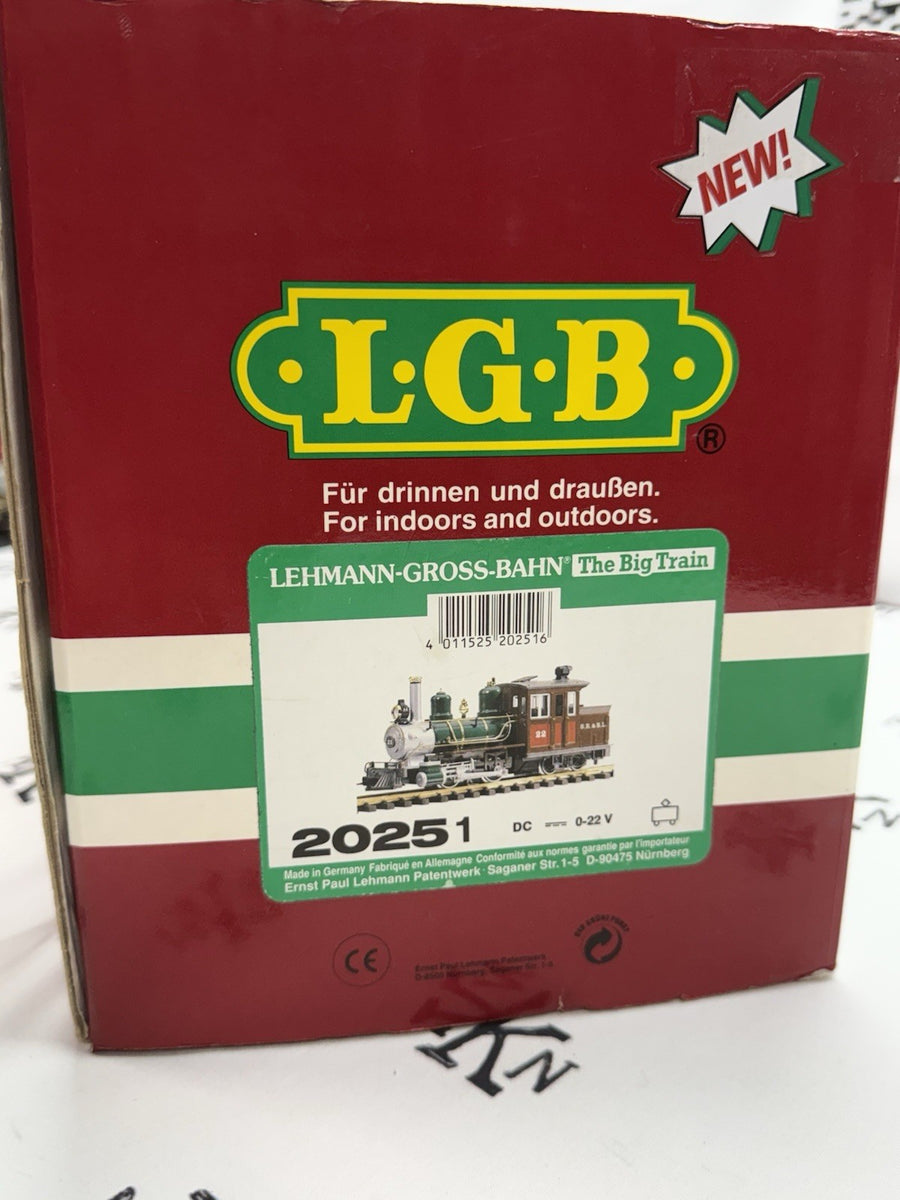 LGB 20251 S.R. & R.L. STEAM ENGINE LOCOMOTIVE New In Box G Scale