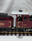 LGB 2217D Steam Locomotive and Powered Tender Red G Scale Rare Item