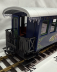 LGB 35073 Blue Christmas Coach, Collection Item G Scale