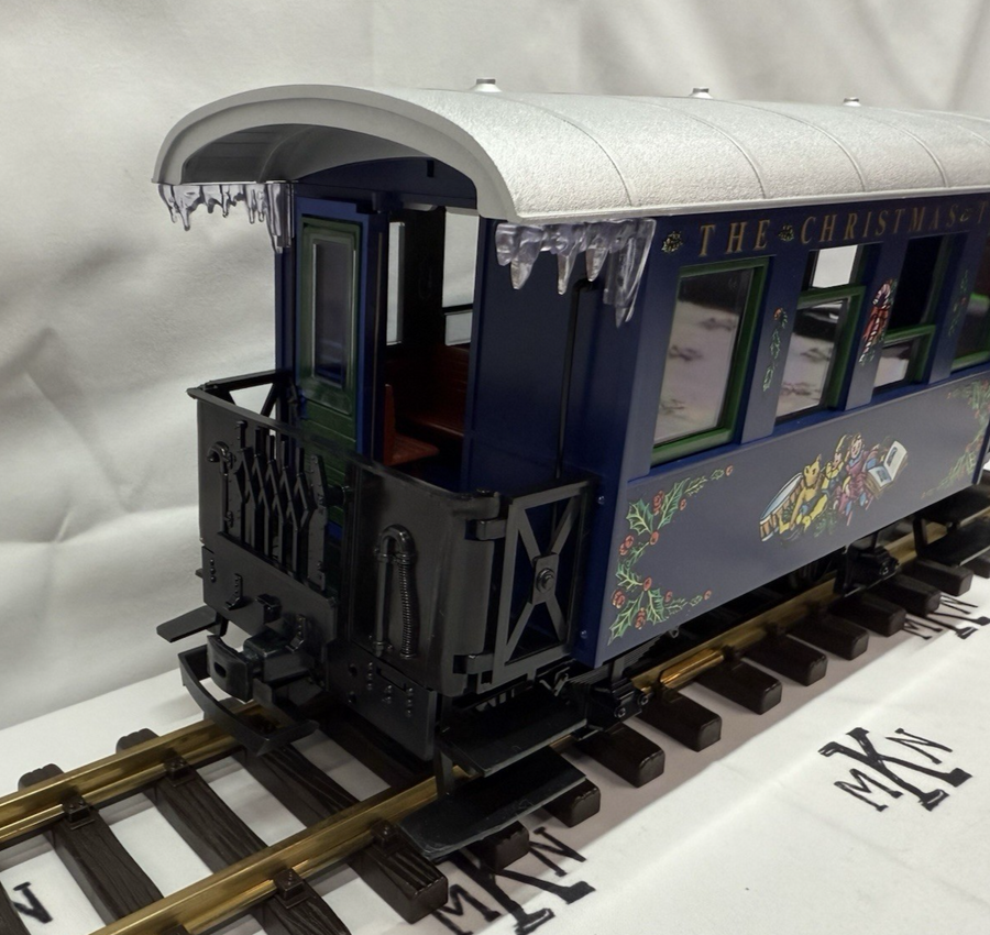 LGB 35073 Blue Christmas Coach, Collection Item G Scale