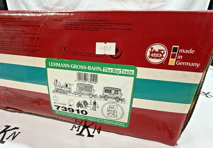 LGB 73910 Circus Starter Train Set G Scale Train Only with Circus Animals