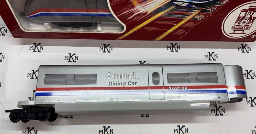 LGB 91950 Amtrak Bullet Train Plus Dining Car 91954 G Scale