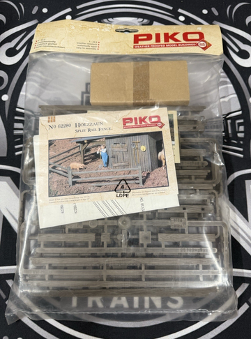 PIKO Split Rail Fence New 62280 G Scale Train Layout Scenery LGB POLA