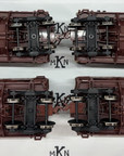 LGB 40040 PENNSYLVANIA RAILROAD PRR ORE CAR set G Scale Kadee Metal Wheels