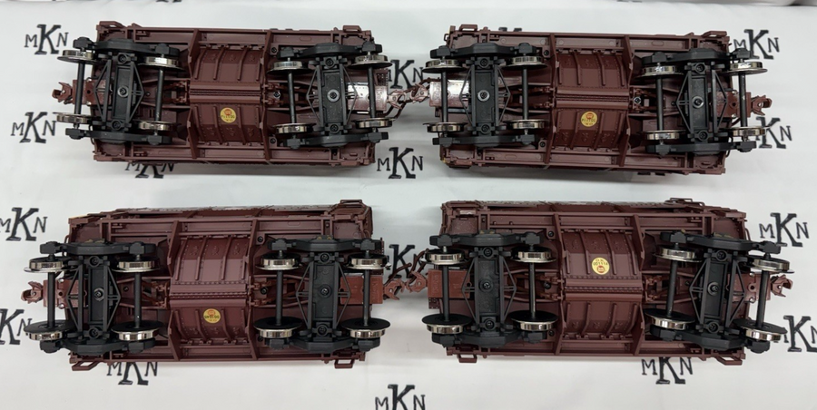 LGB 40040 PENNSYLVANIA RAILROAD PRR ORE CAR set G Scale Kadee Metal Wheels