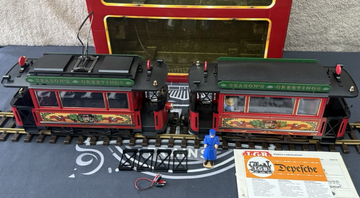LGB 2036 Christmas Season Greetings Trolley Anniversary Set Tested LN/Box