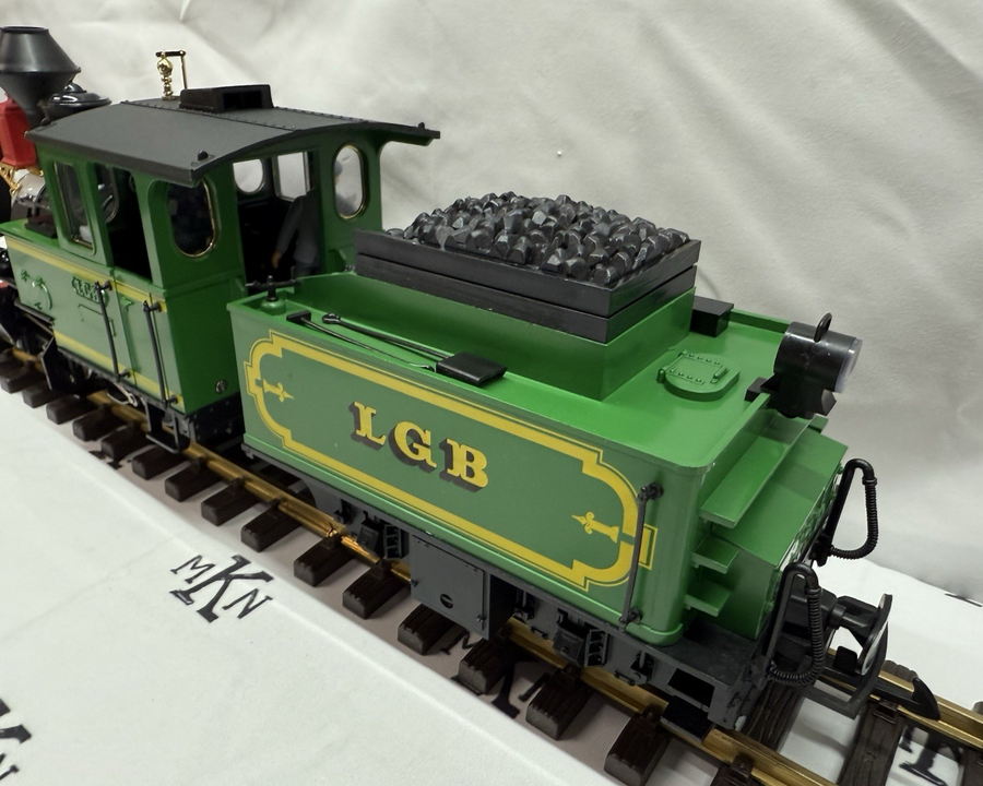 LGB 2017D Green Classic Steam Locomotive and Powered Tender G Scale