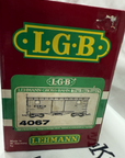 LGB 4067 G Scale Denver & Rio Grande Box Car metal wheels weathered kadee EX/Box