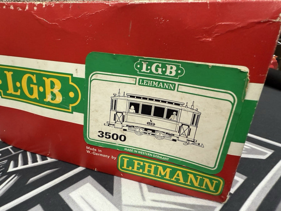 LGB 3500 G Yellow Non-Powered Streetcar / Trolley EX/Box