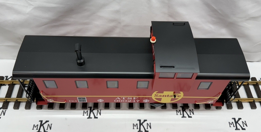 LGB 43714 Santa Fe Caboose Red #999217 G Scale NIB/Sleeve