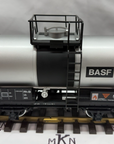 LGB 4040C G Scale BASF Single Dome Tank Car Metal Spoked Wheels LN/Box