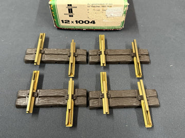 LGB 1004 BRASS STRAIGHT TRACK 41mm NEW 4 Pieces total G Scale