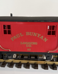 BACHMANN G SCALE PAUL BUNYAN BABE STEAM LOCOMOTIVE 0-4-0 #3 Caboose Tested