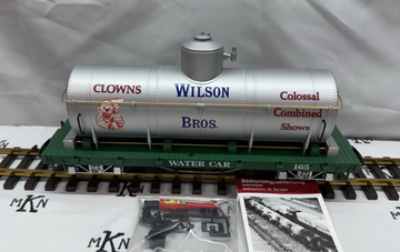 LGB 4080 DG Wilson Bros. Circus Train "Clowns" Water Tank Car G Scale