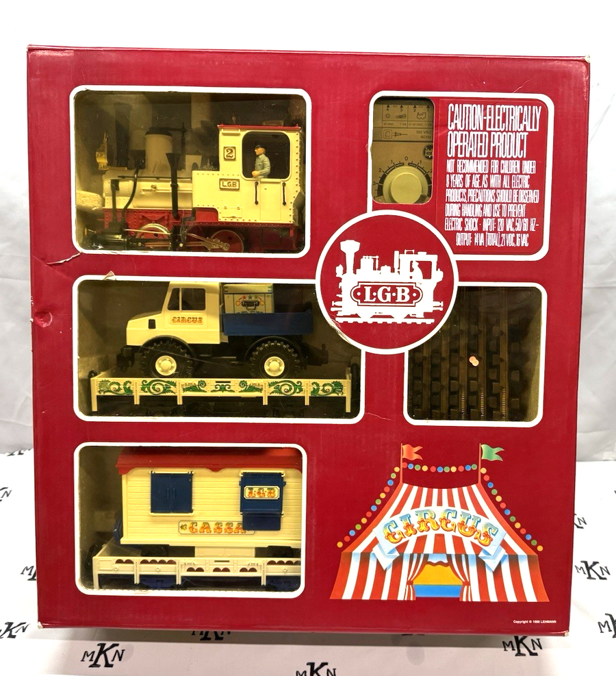 LGB 21988 Circus Train Starter Set Complete with track G Scale