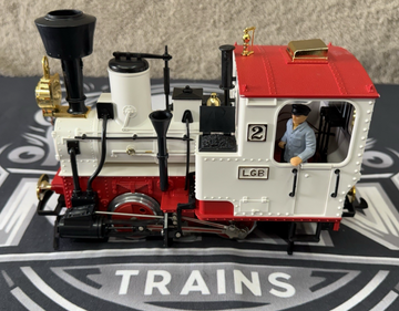 LGB 2020 WHITE 0-4-0 Stainz #2 Steam Engine locomotive Tested LN G Scale