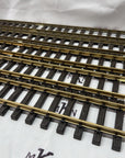 Lehmann LGB G Scale 10600 2 FT Long, 5 Pieces Brass Straight Track EX