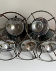 LOT of 5 Star Headlight & Lantern Company Antique Battery Railroad Lanterns