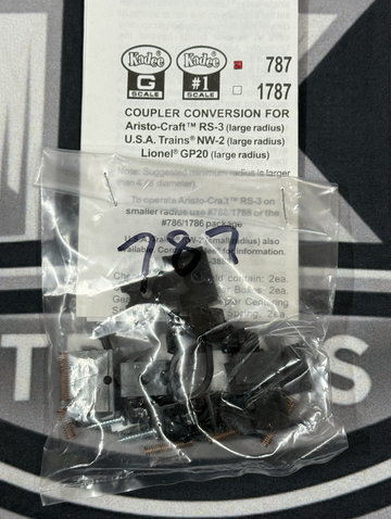Kadee #787 Coupler Conversion Medium Offset w/ Truck Mount Gearboxes G Scale New