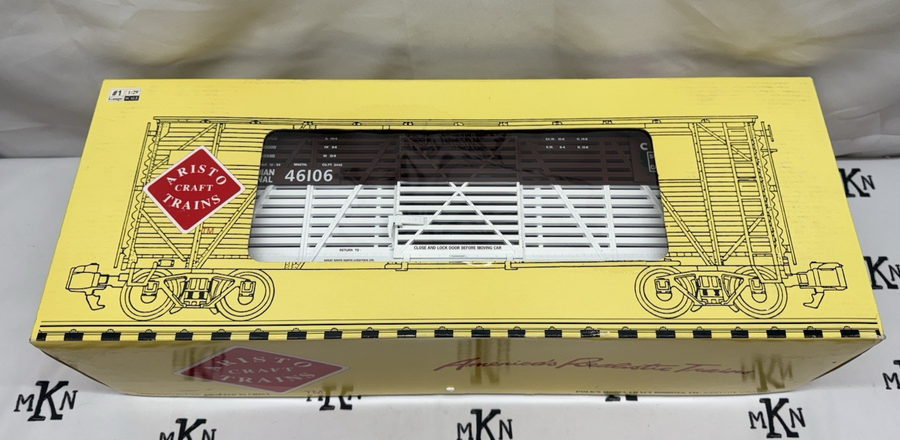 Aristo Craft Art 46104A CNR Canadian National Stock Car #46106 NIB