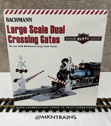 Bachmann 96214 Operating Crossing Gate G Scale Track NEW