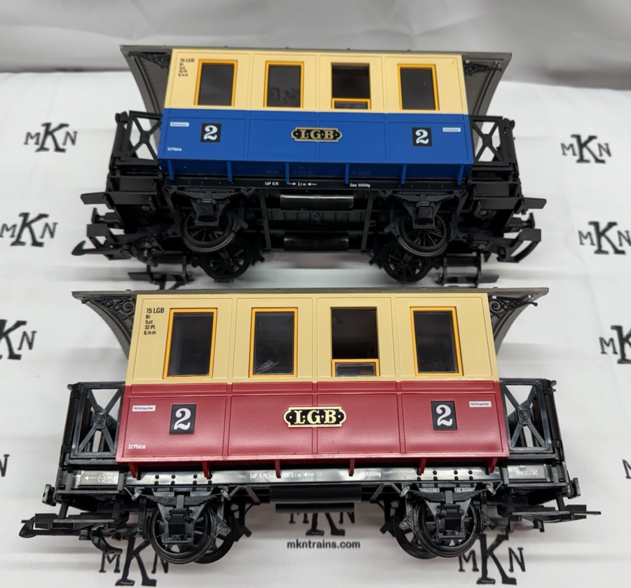 LGB 20301 Passenger Starter Train Set Figures Track G Scale W. Germany EX