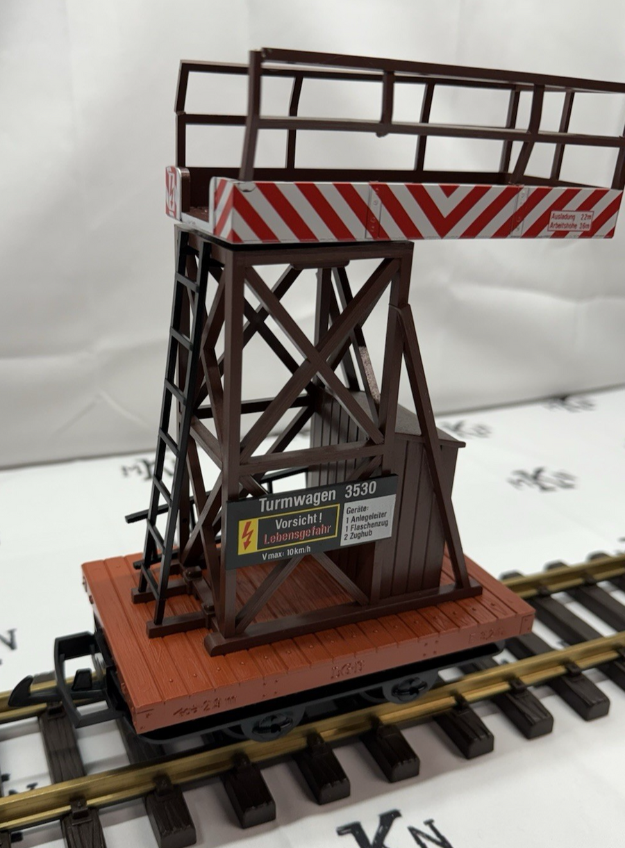 LGB 3530 G Scale Turnwagon Elevated Platform Car Good/Box