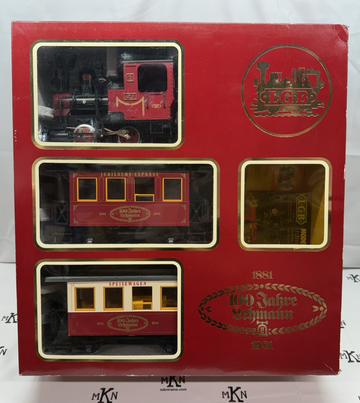 LGB 100 Year Anniversary Red Starter Set LN/Box No Transformer/No Track G Scale