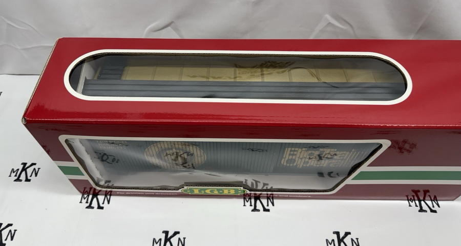 LGB 46675 BIG TRAIN OPERATOR Model Railroad Club Box Car G Scale Brand New
