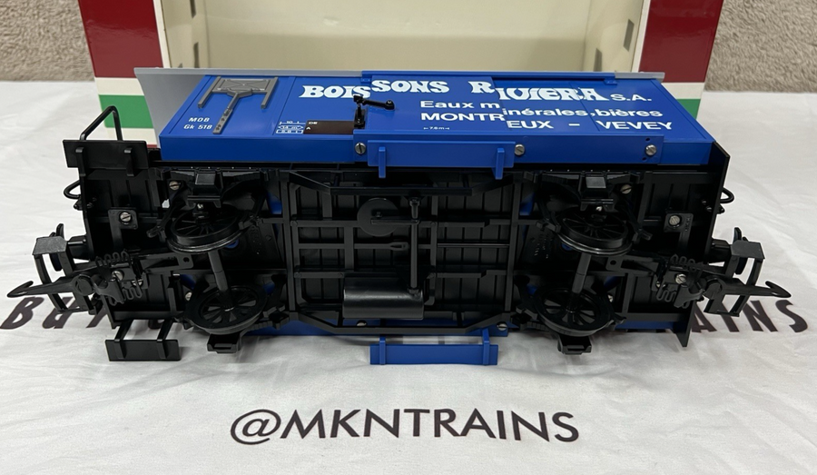 LGB G Scale Box Car 4029 Boissons Riviera S.A. Montreux Vevey NEW/BOX