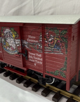 LGB 43352 G Scale Merry Christmas Sound "Deck the Halls" Boxcar G Scale New