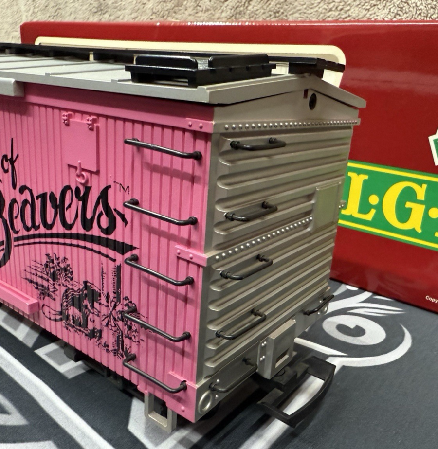 LGB 4090 G Scale Lake George & Boulder Route of the Beavers Boxcar EX/Box