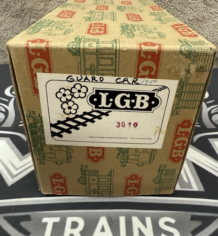 LGB  4065 #2 Brown Passenger Coach Car G Scale EX/Box