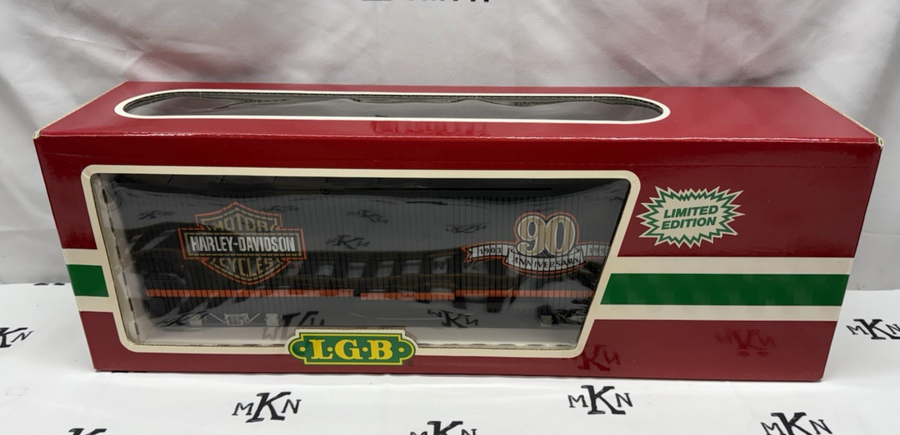 LGB 4067 HD Limited Edition Harley-Davidson MotorCycles 90th Ann Boxcar Custom