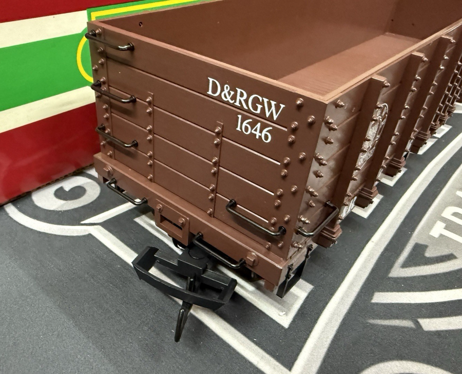 LGB 4073 Denver & Rio Grande Western High-Sided Wooden Gondola 1646 G Scale