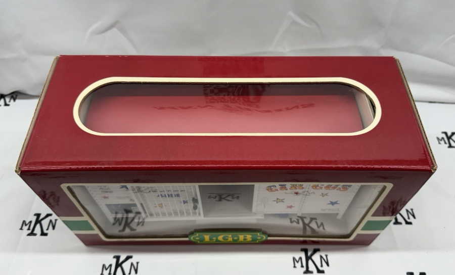 LGB 4036 Circus Cage Animal Car G Scale with Circus Animal Ramp/Rails LN/Box