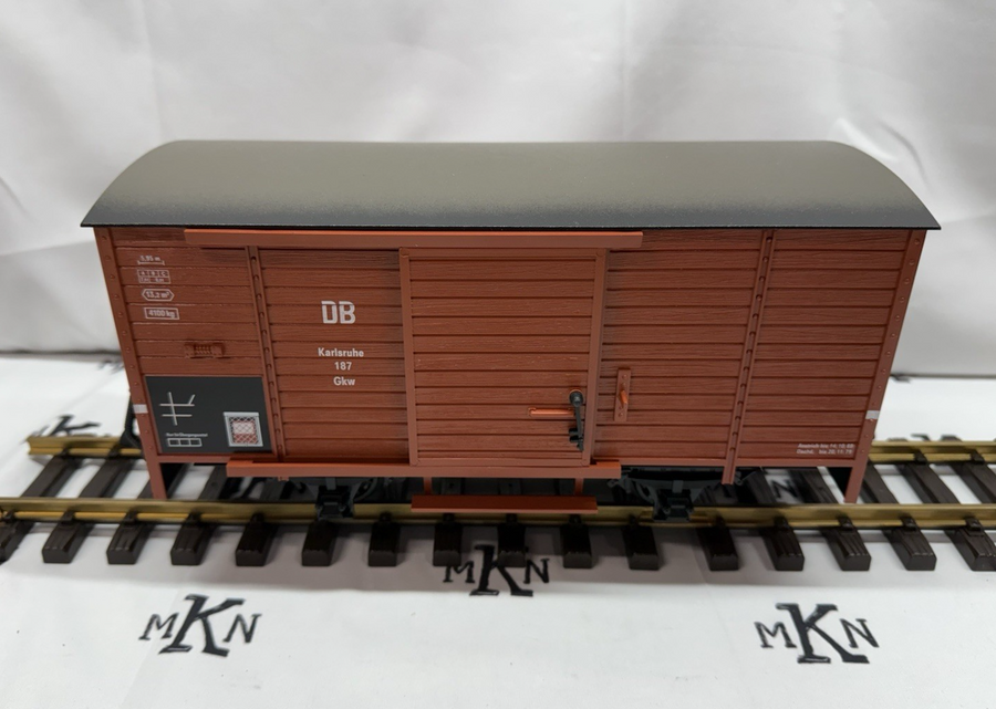 LGB 4035 G Scale Deutsche Reichsbahn Brown Box Car New/Box